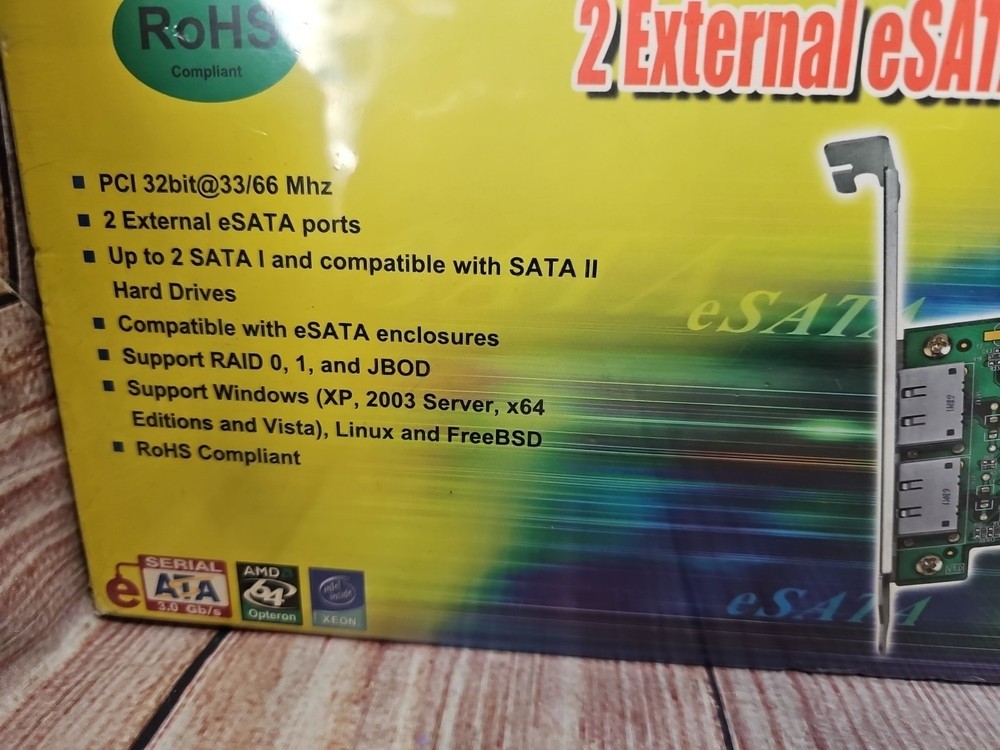 HighPoint Technologies RocketRAID 1522A 2 External Controller -NEW SEALED