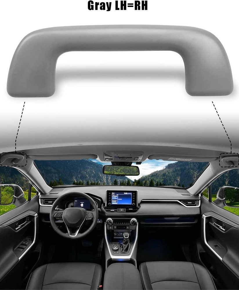 For 2008-2017 Toyota Yaris Front Roof Handle Pull Grab Handle Replacement Gray