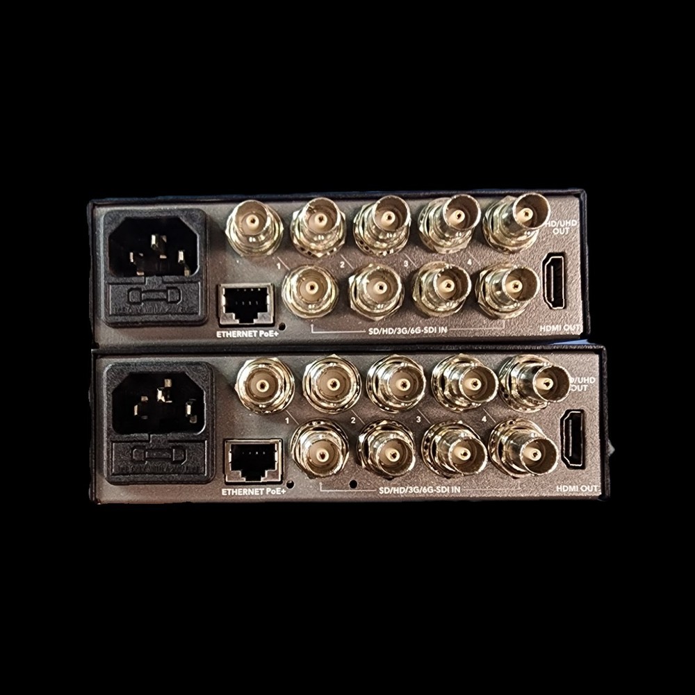 Blackmagic Design Multiview 4 UHD Video Multiviewer with Teranex Smart Panel