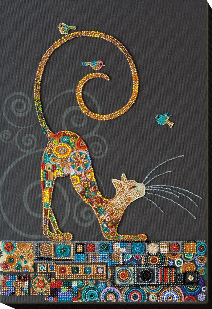 Abris Art Bead Embroidery Kit - Kitty AB-791