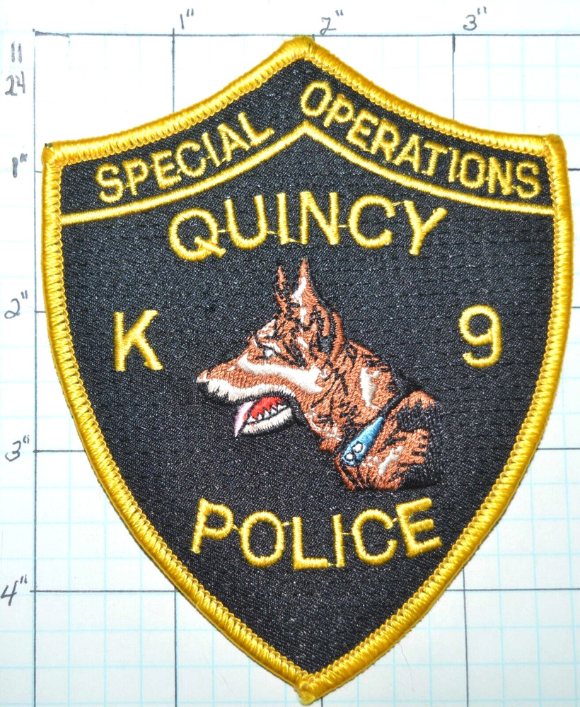 MASSACHUSETTS, QUINCY K9 POLICE DEPT SPECIAL OPERATIONS PATCH