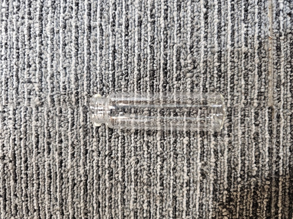 (QTY 1000) Headspace Crimp-Top Vials, 20 mm, 20 mL, Rounded Bottom, Clear