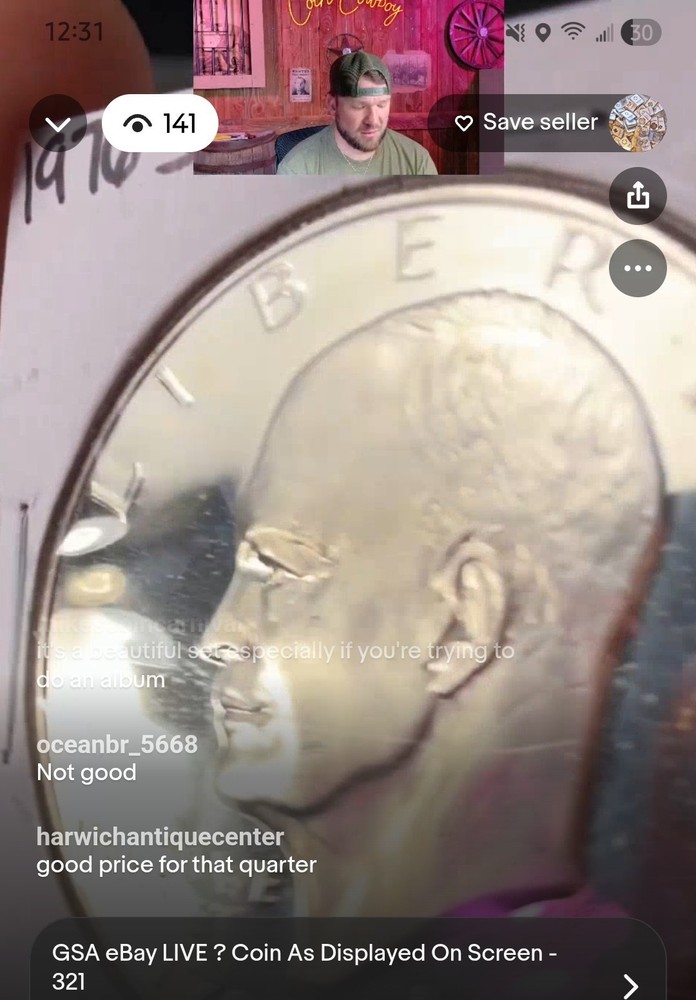 1976 s eisenhower silver dollar proof