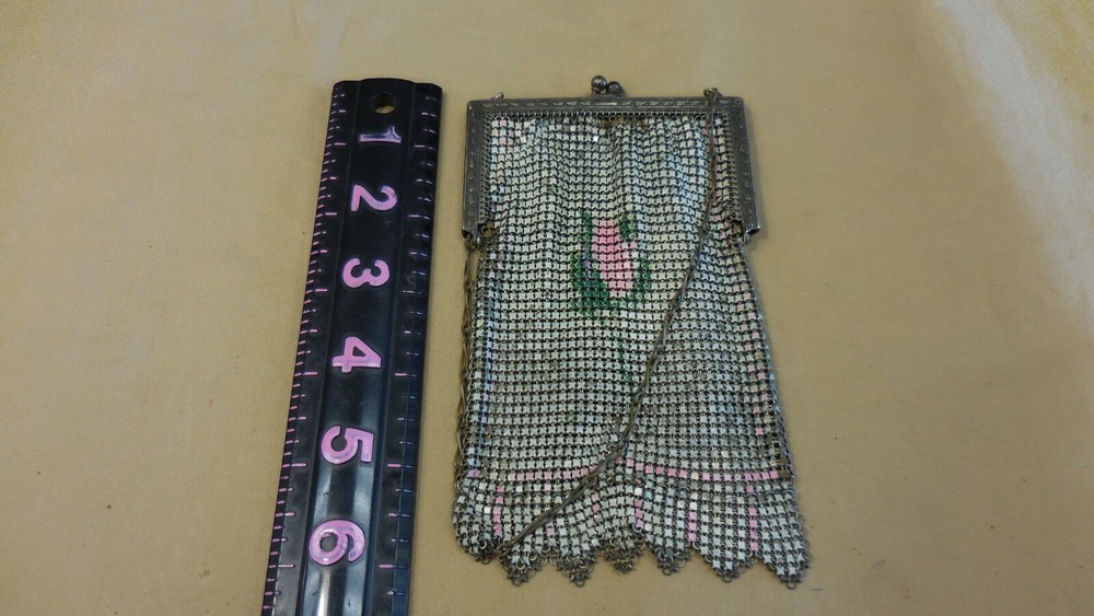 Vintage Mesh Beaded Purse