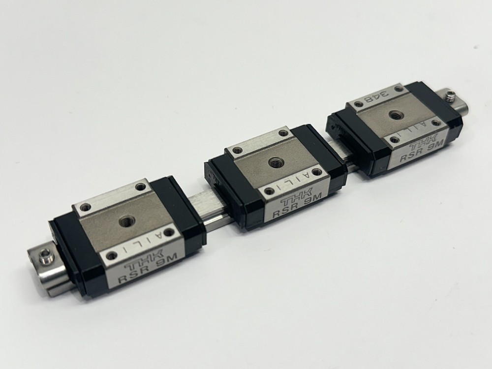 THK RSR 9M Linear Guide Blocks w/ 115mm Guide Rail