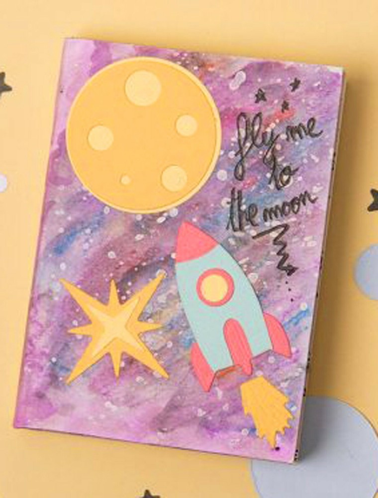 Sizzix Thinlits Space 11pc set #663414 Retail $12.99 by Emily Tootle