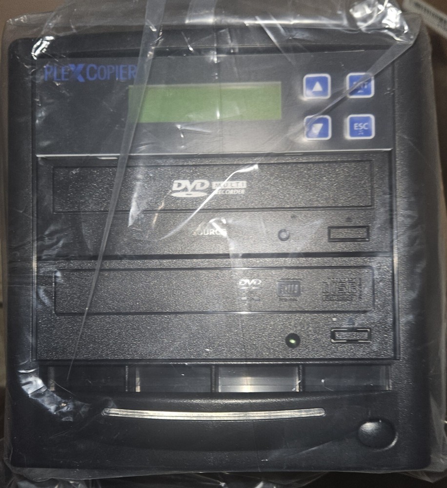 PlexCopier 24X 1 to 1 CD DVD M-Disc Supported Duplicator Copier Tower
