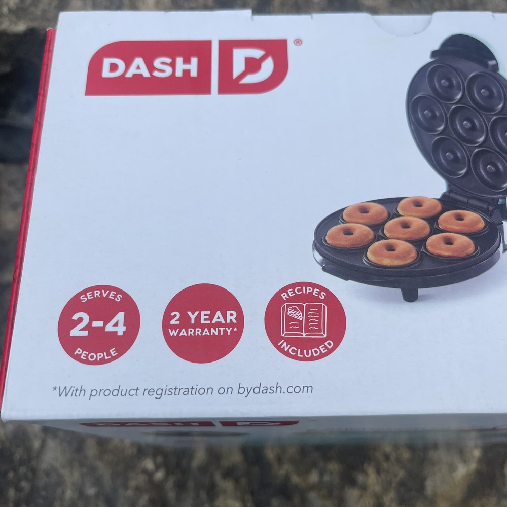 Dash 7 Mini Donut Maker Machine for Kid-Friendly Breakfast, Snacks Nonstick