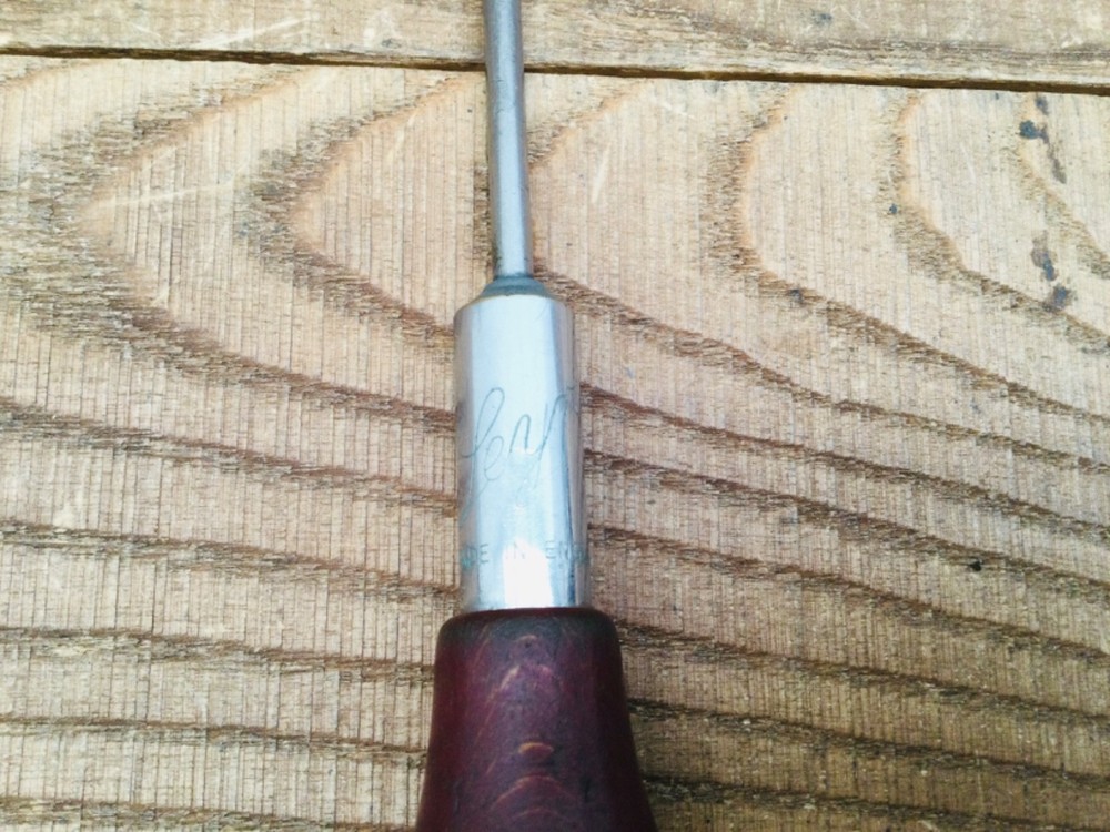 Vintage Leyris 6” Flathead Ratchet Screwdriver