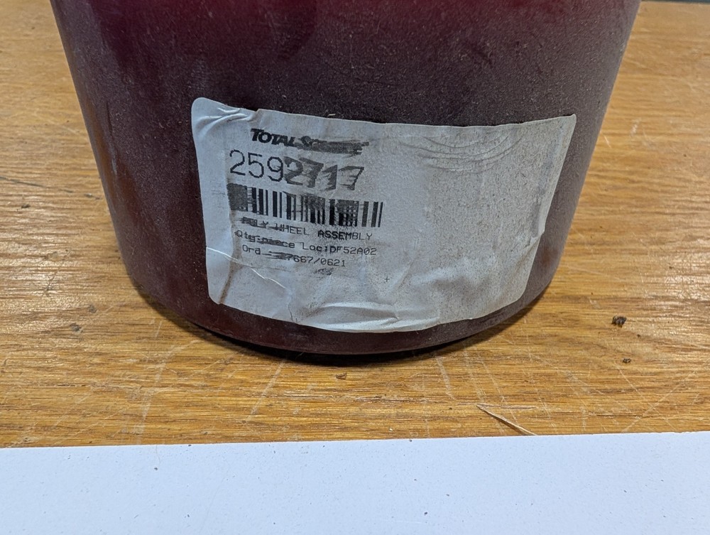 One New Total Source 2592717 poly wheel assembly (Q2DE)
