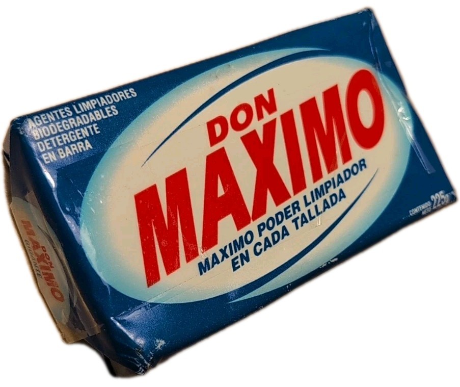 Vintage Don Maximo Detergent Soap Detergent Stain Remover Laundry poder en cada