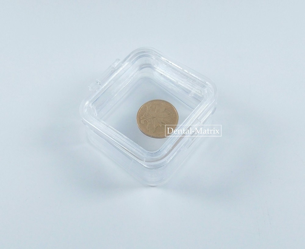 90 Pcs Denture False Teeth Container Membrane Case Hinged Display Box Jewelry