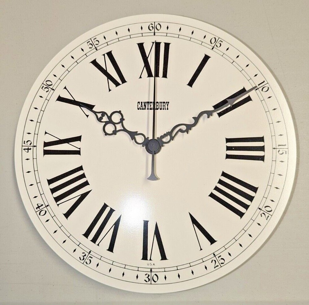 11-1/8" Printed Clock Dial Only or With Mini Quartz/Hands Movement Option