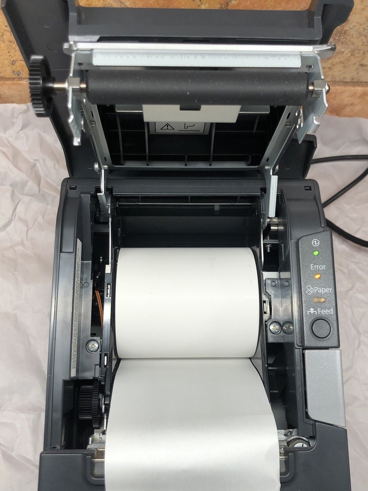 Epson M244A Thermal POS Receipt Printer - Pwr Eth USB Cable Inc