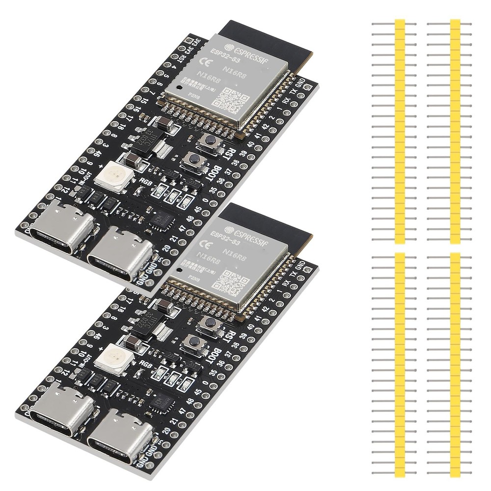 2 PCS ESP32S3 TypeC WiFi Bluetooth Core Dev Board N16R8 Module