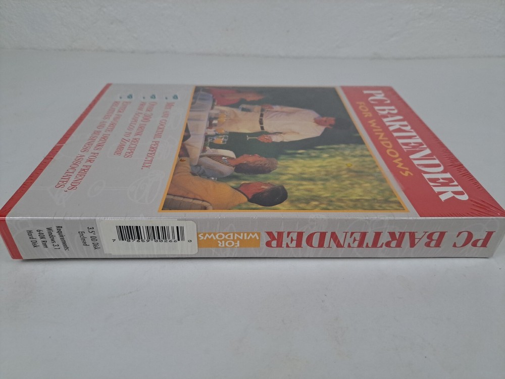 VTG 1993 PC Bartender for Windows by Parkside Software Hobbies Leisure New