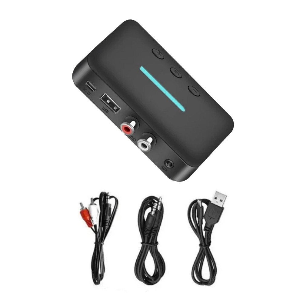 5.3 Bluetooth Receiver RCA 3.5mm AUX Wireless Audio Adapter with USB Playback