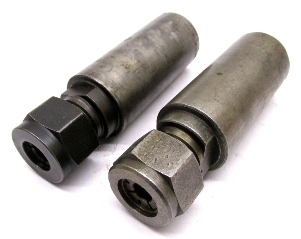 2 DA100 COLLET CHUCK EXTENSIONS w/ 1-1/2" SHANKS