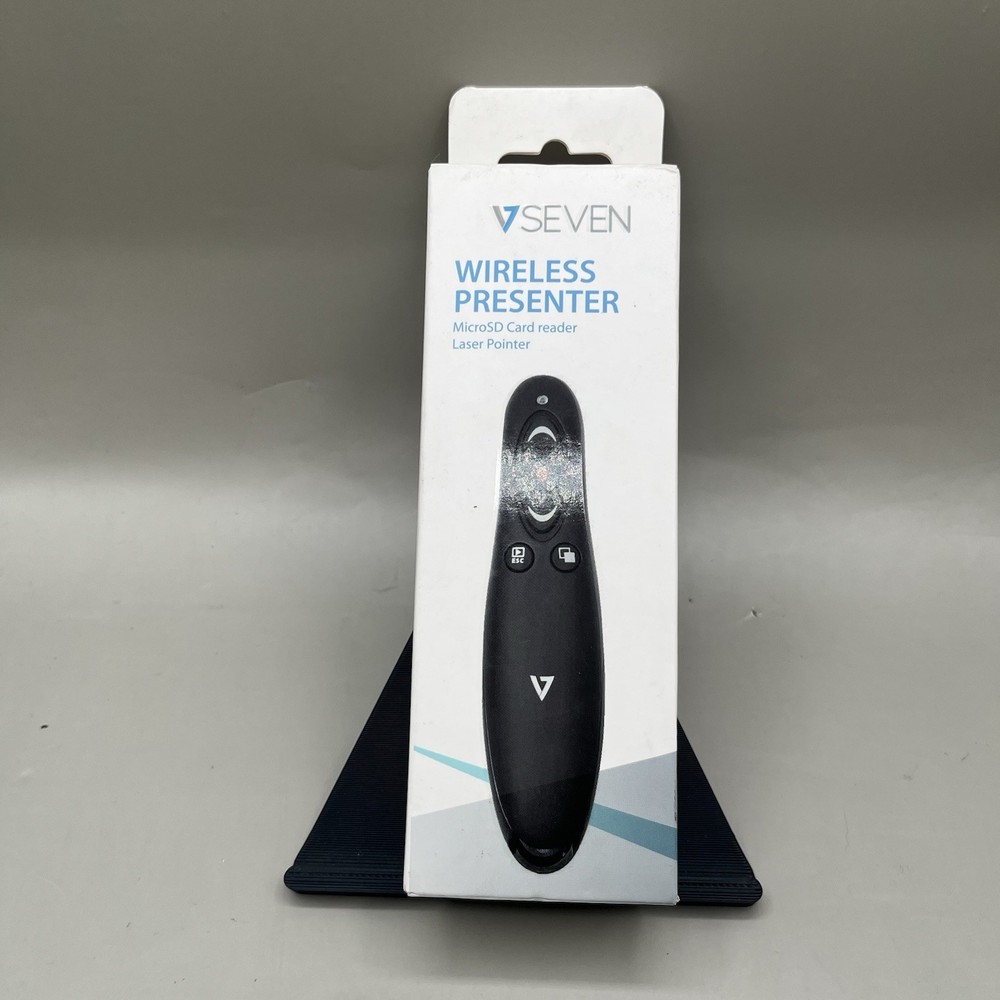 Seven Wireless Presenter Laser Pointer MicroSD Card Reader WP1000-24G