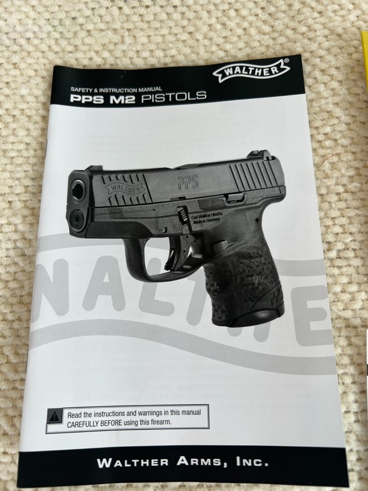 Walther PPSM2 Pistol Manual