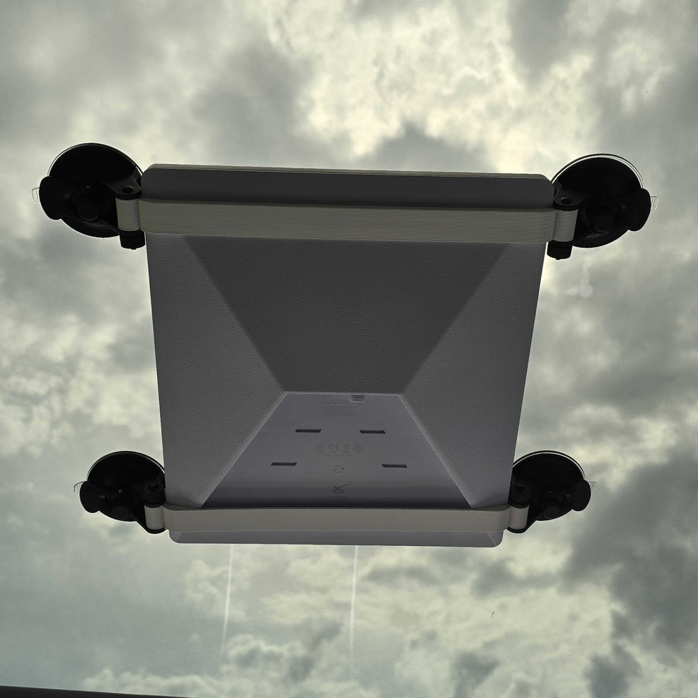 Starlink Mini Flat Suction Cup Mount - Quick install & Removal - Made in USA