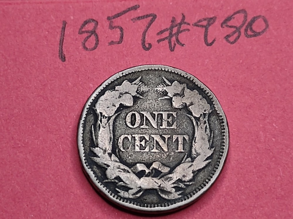 1857 - US Flying Eagle Cent Penny #980