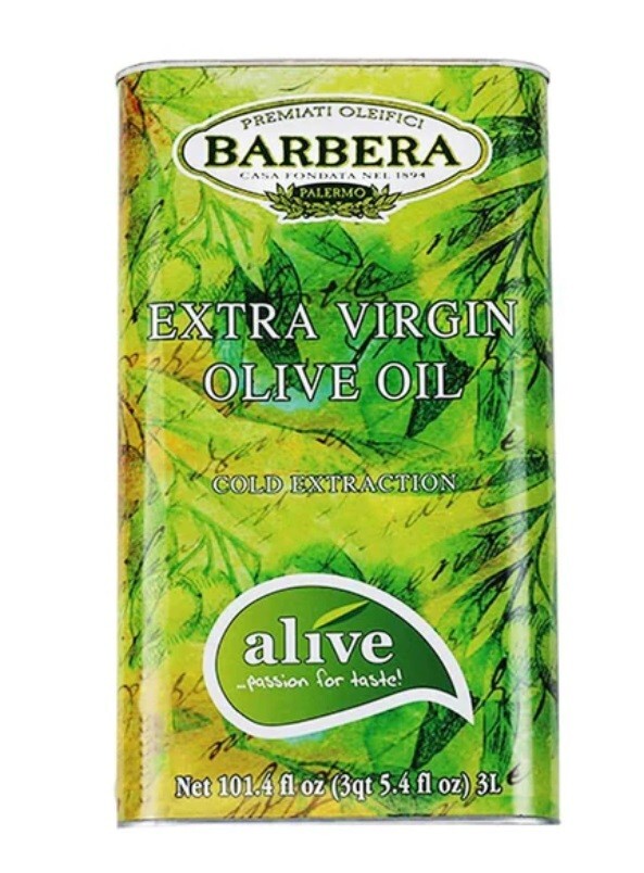 Barbera Alive Extra Virgin Olive Oil, 3L