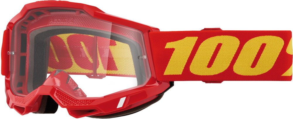 100-Percent Accuri 2 Goggle Red Clear Lens