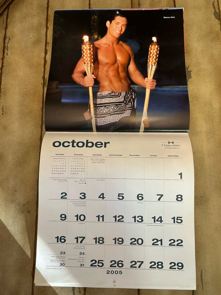 Chippendales 2005 Calandar Great Shape