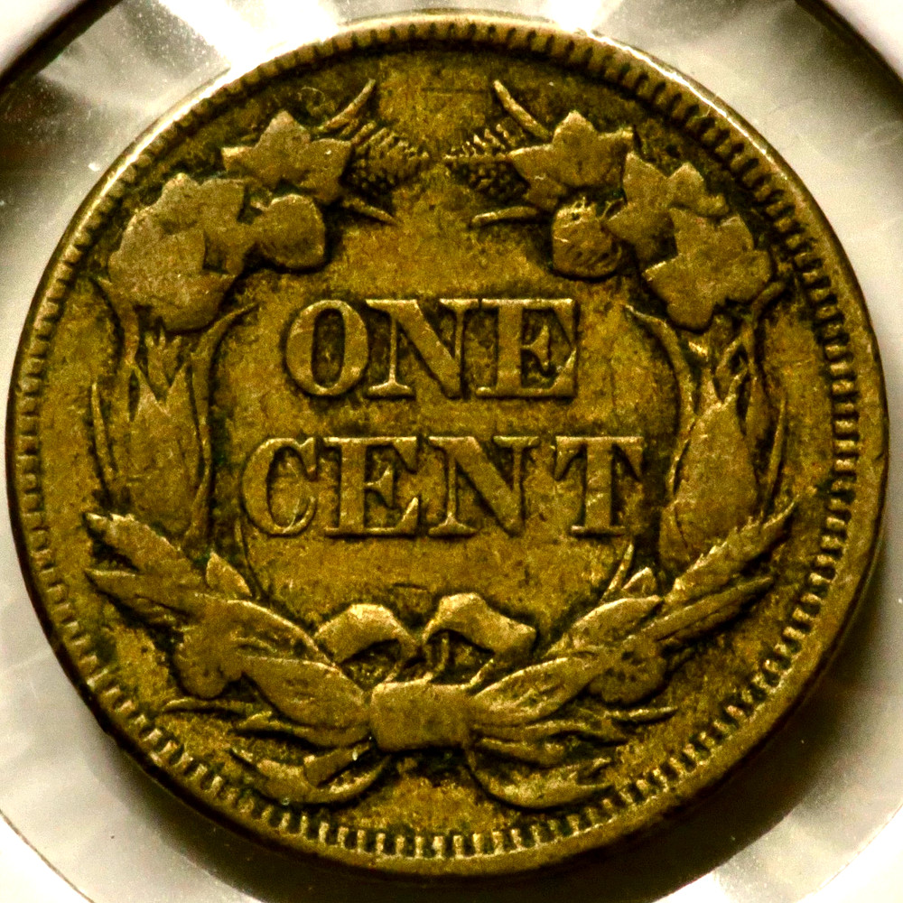 1857 Flying Eagle One 1 Cent R1825