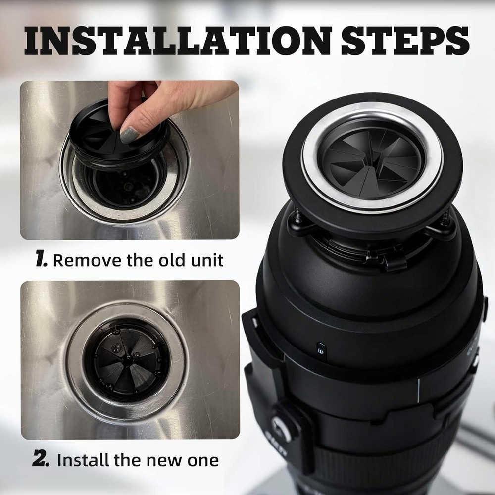 3 Pack Garbage Disposal Splash Guard - Sink Baffle 3 3/8" QCB-AM for InSinkErato