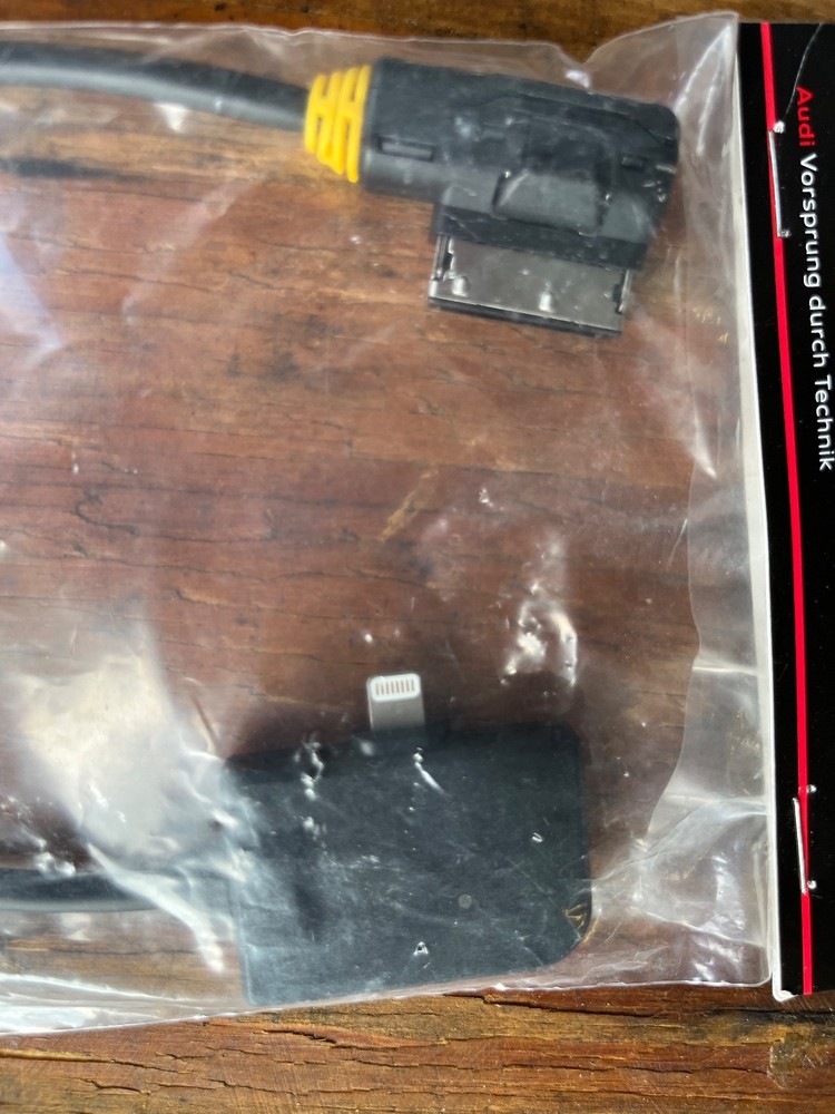 Audi Yellow Lightning Cable