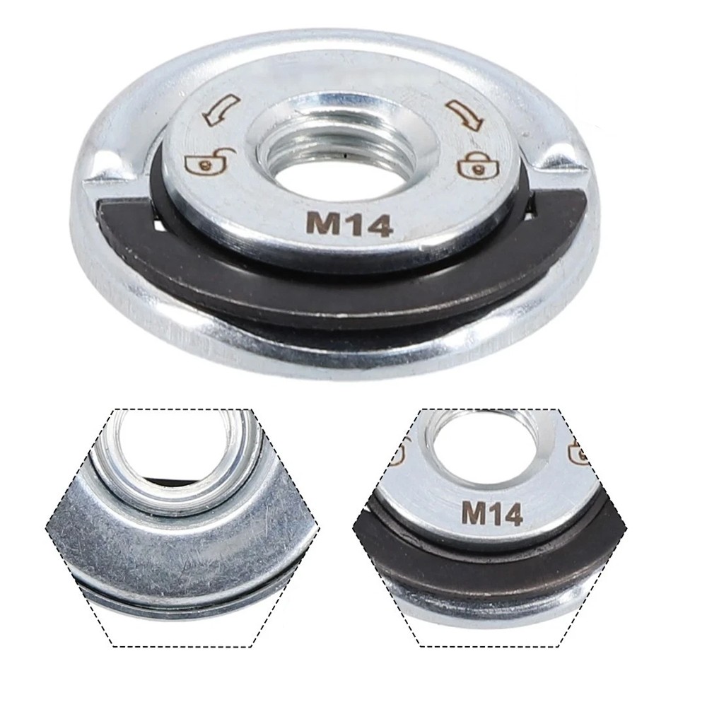 M14 Angle Grinder Quick Release Self-Locking Grinder Pressing Plate Flange Nut *