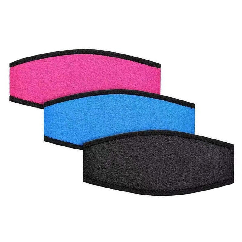 Neoprene Facepiece Strap Cover Comfortable Diving Wrapping Strap Hair Protector