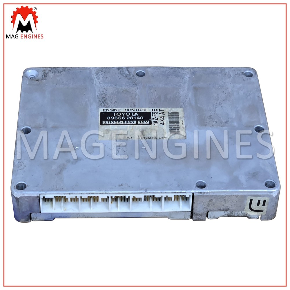 89666-28140 ENGINE CONTROL UNIT (COMPUTER) TOYOTA 1AZ-FSE FOR NOAH VOXY 2.0L