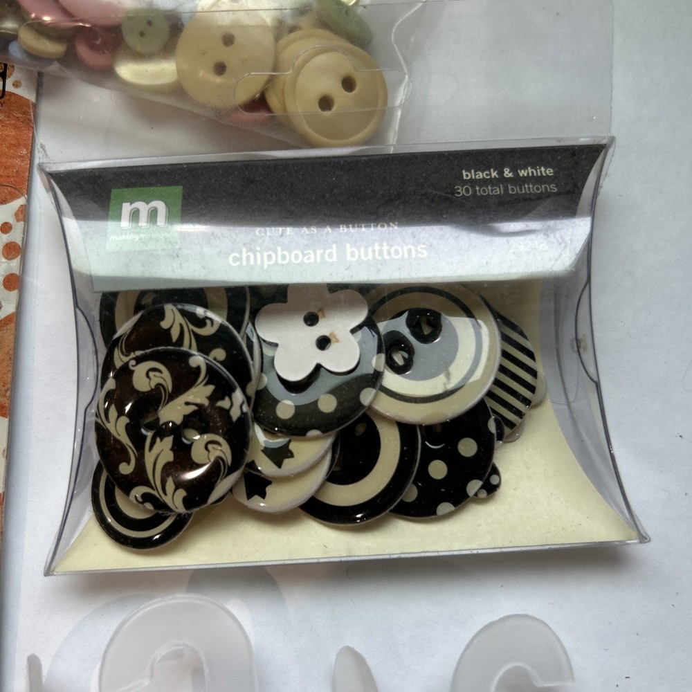 Crafting Buttons Assorted Lot