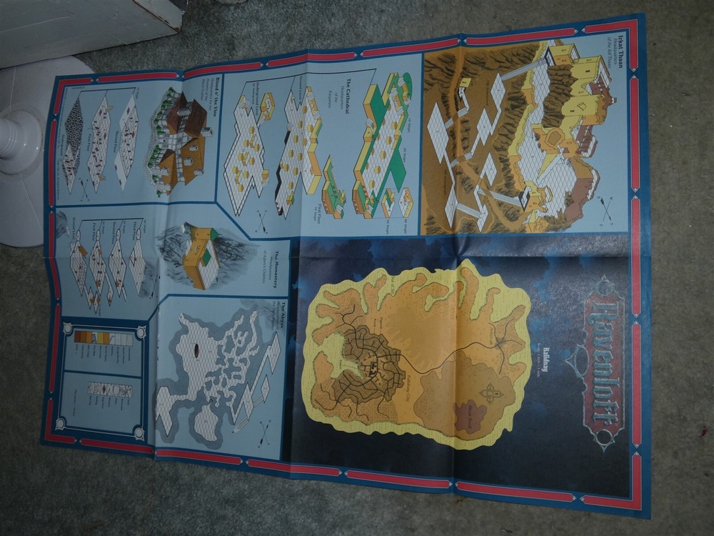 TSR AD&D: Ravenloft: Forbidden Lore - map only