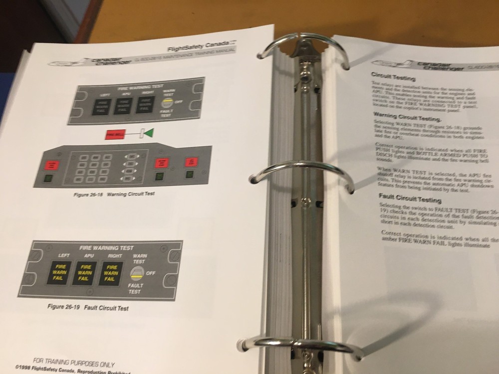 Challenger 601-3A and 601-3R Maintenance Training Manuals