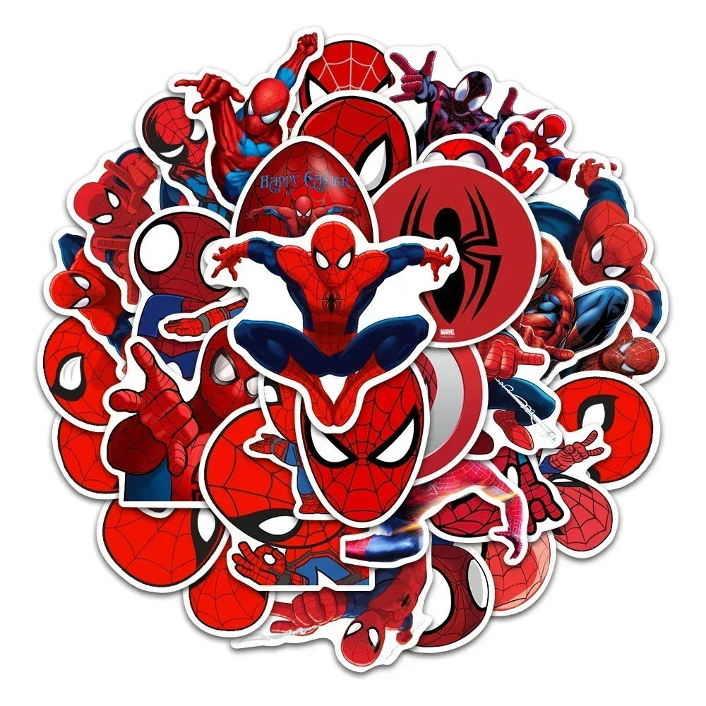 Spiderman Stickers Marvel 10 Pack Random Assortment Decal Set - US Shipping