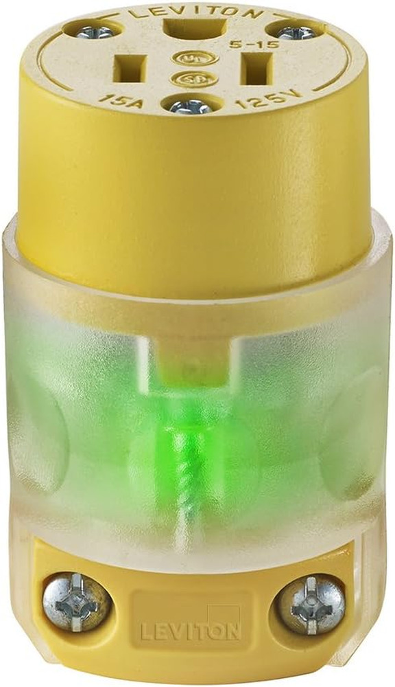Green Lighted Grounding Cord End Replacement - 1 Pack