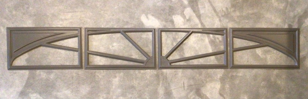 12 Amarr Sunray Replacement Inserts for Amarr Short Panel Garage Doors Terratone