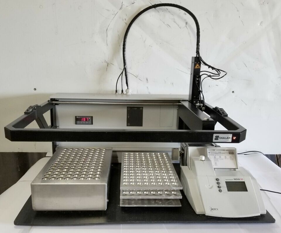 Skalar SP10 COD Robotic Water Quality Analyzer w/ Merck Spectroquant Nova 30