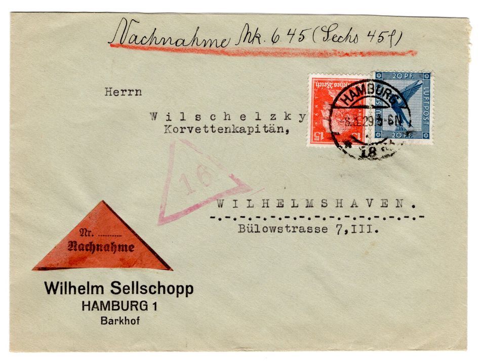 DR-Weimar 380 Etc On NN-Letter (BA4484)