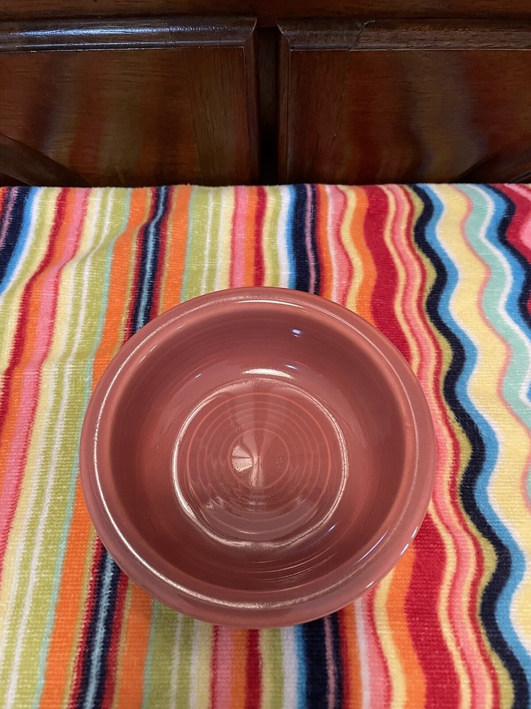 Fiesta Fruit Bowl 4 3/4 Inch Rose Vintage Pristine Condition