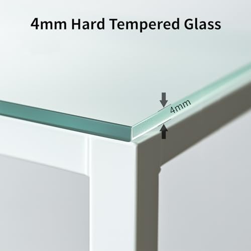 Square Shed Window 2 Pack with Tempered Glass 16" x 16" WHITE
