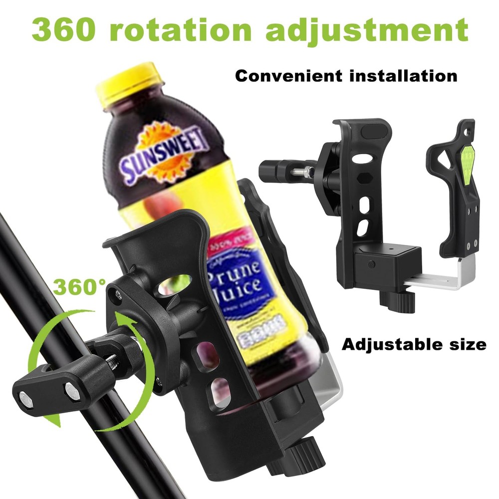 Motorcycle Cup Holder Adjustable Anti Theft Drink Holder Mount