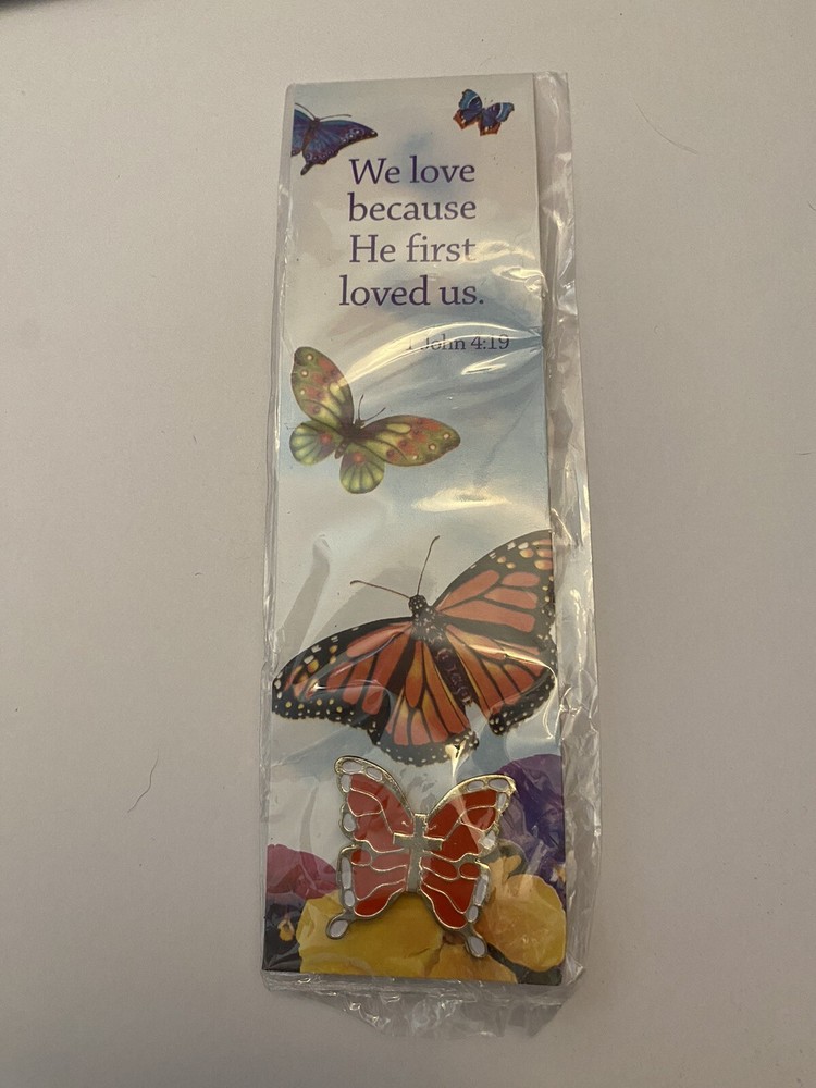 Butterfly With Religious Cross Lapel Pin P3