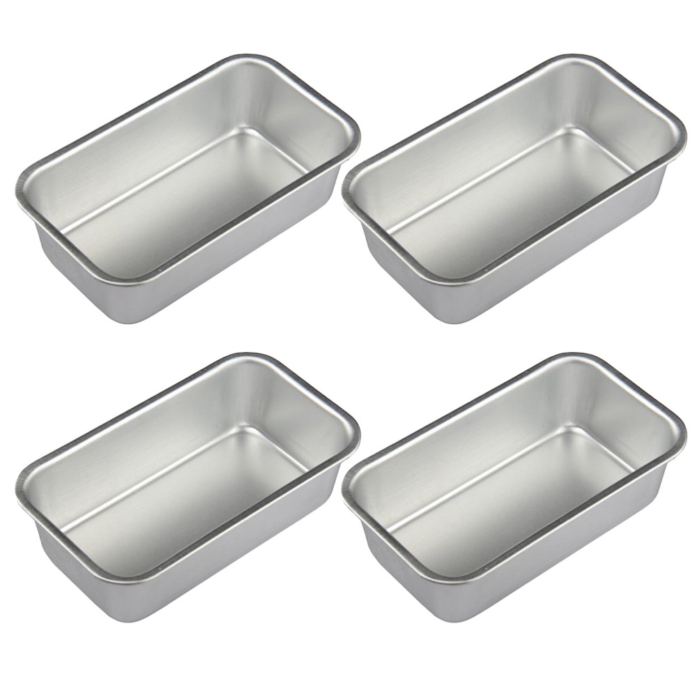 4pcs Baking Tray for Home and Restaurant Cake Bread Baking Use