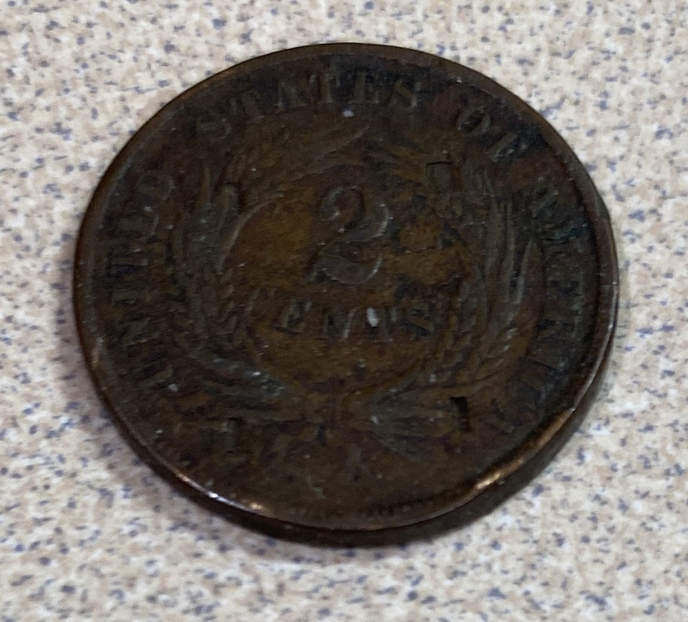 1864 Two Cent Piece