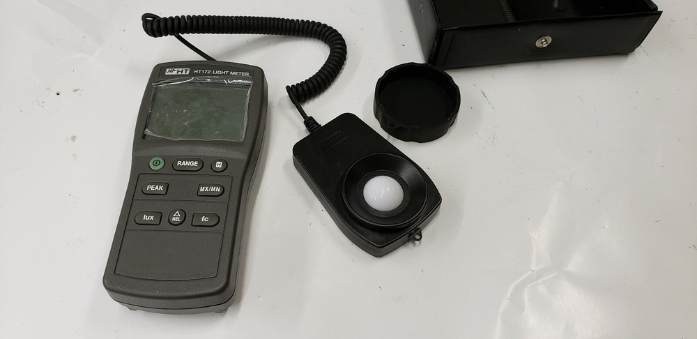 HT 172 HT172 Digital Lux Light Meter with Case. Ships Without Batteries